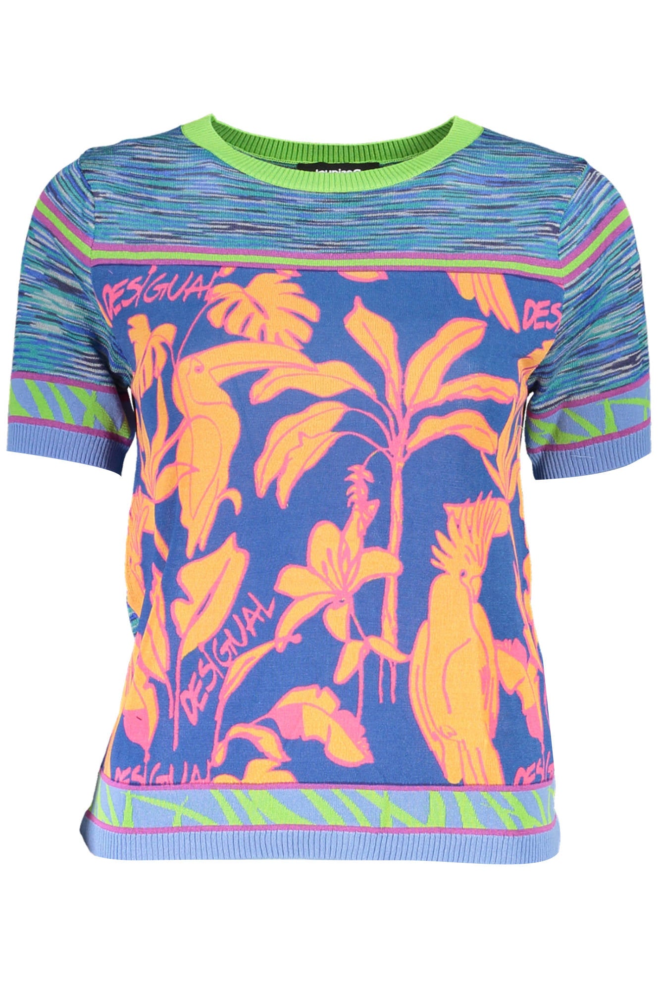 DESIGUAL MAGLIA DONNA AZZURRO-0