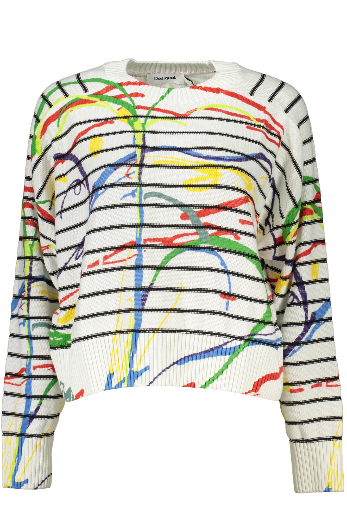 DESIGUAL MAGLIA DONNA BIANCO-0