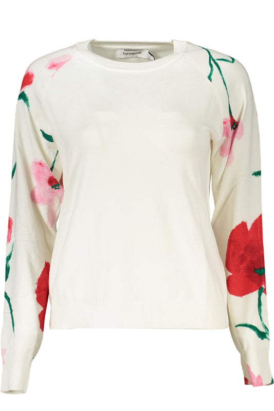 DESIGUAL MAGLIA DONNA BIANCO-0