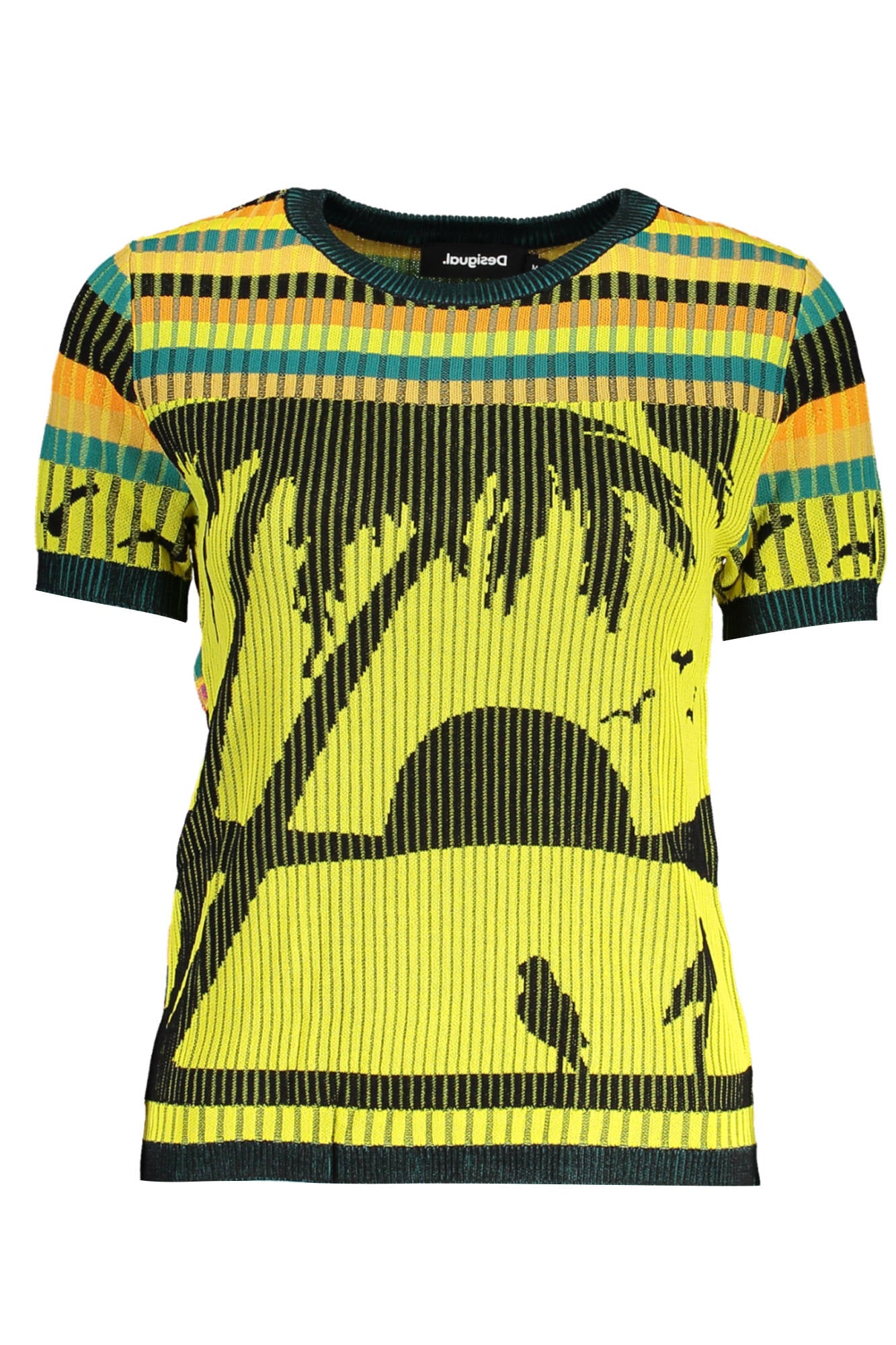 DESIGUAL MAGLIA DONNA GIALLO-0