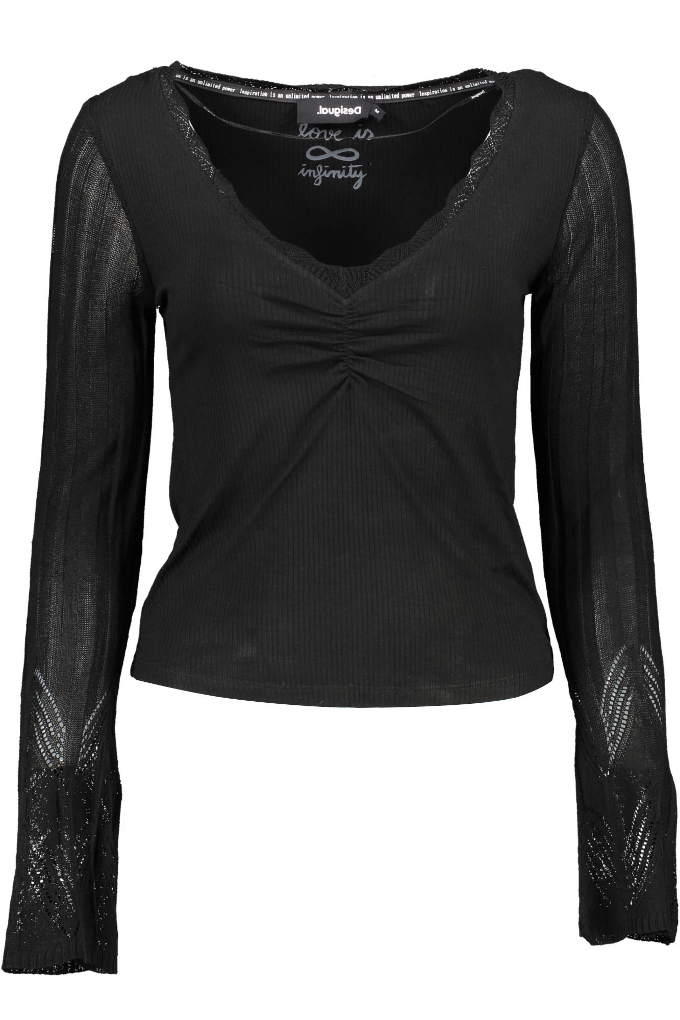 DESIGUAL MAGLIA DONNA NERO-0