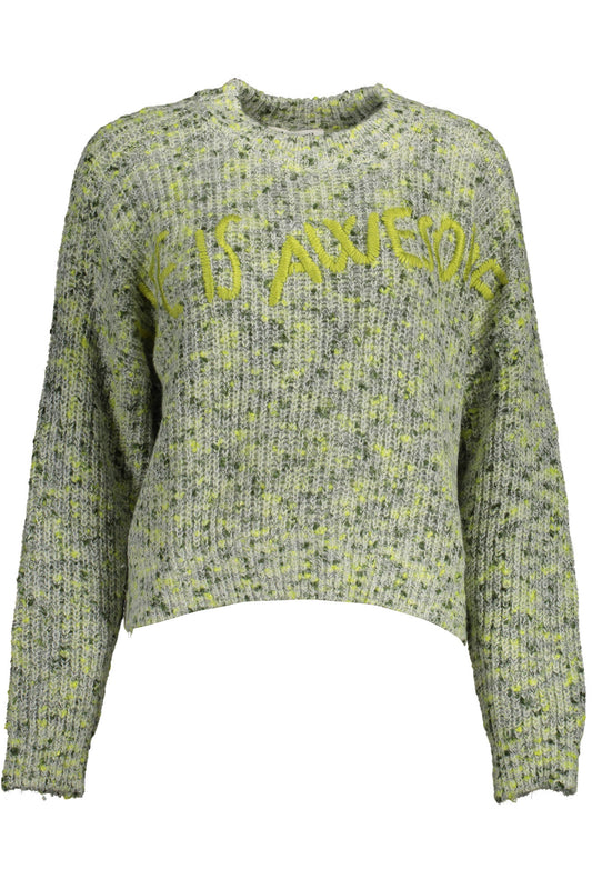 DESIGUAL MAGLIA DONNA VERDE-0