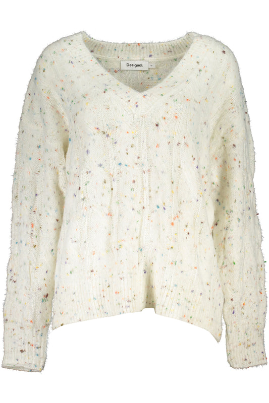 DESIGUAL MAGLIONE DONNA BIANCO-0