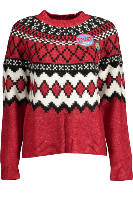 DESIGUAL MAGLIONE DONNA ROSSO-0