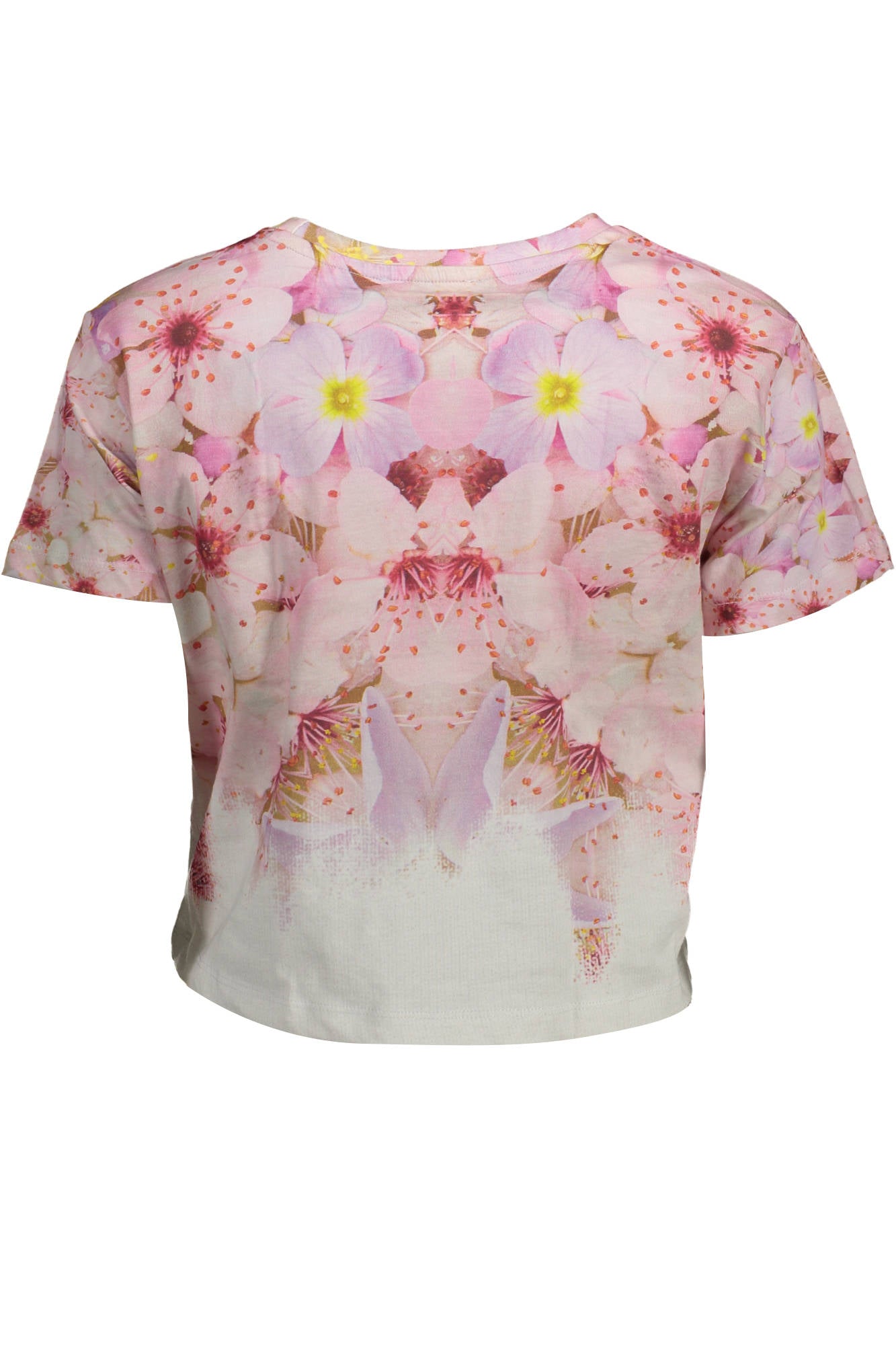 DESIGUAL T-SHIRT MANICHE CORTE DONNA ROSA-1