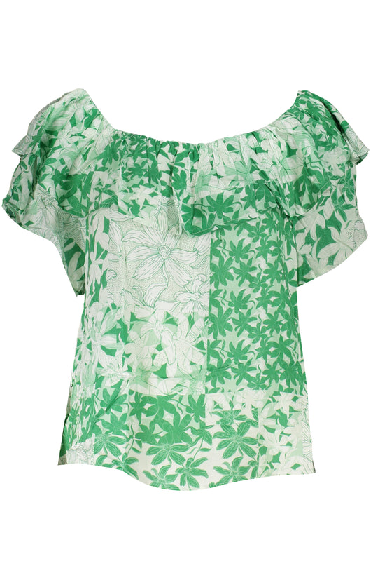 DESIGUAL T-SHIRT MANICHE CORTE DONNA VERDE-0