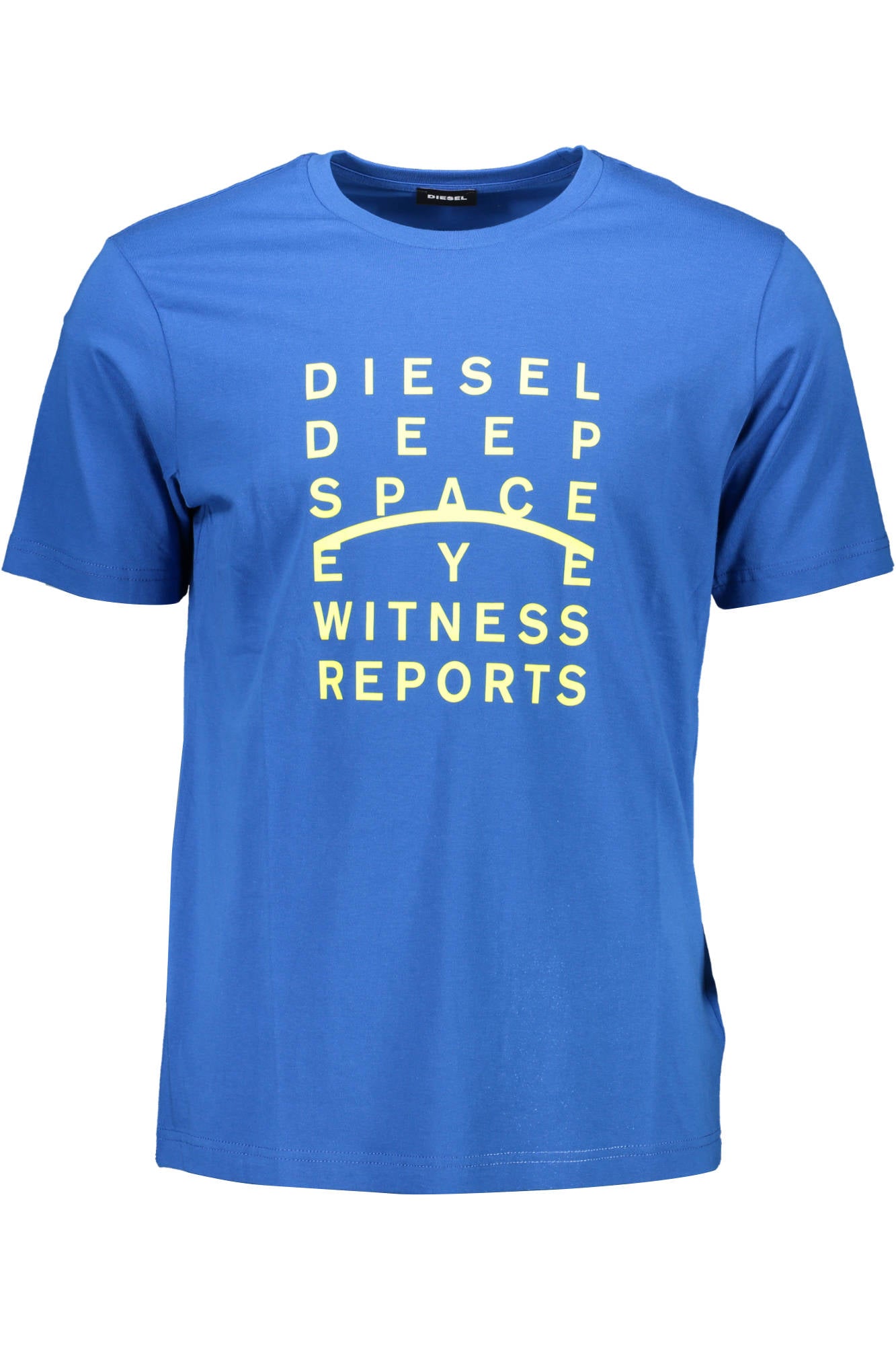 DIESEL T-SHIRT MANICHE CORTE UOMO BLU-0