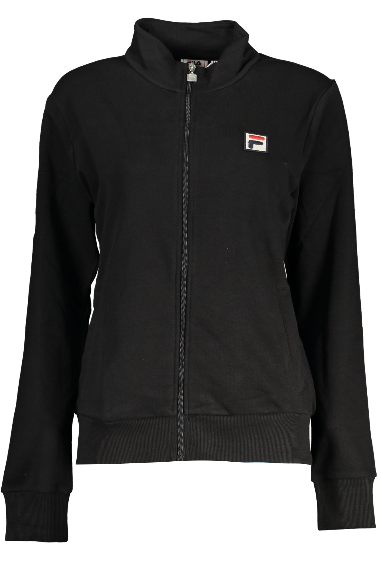 FILA FELPA CON ZIP DONNA NERO-0