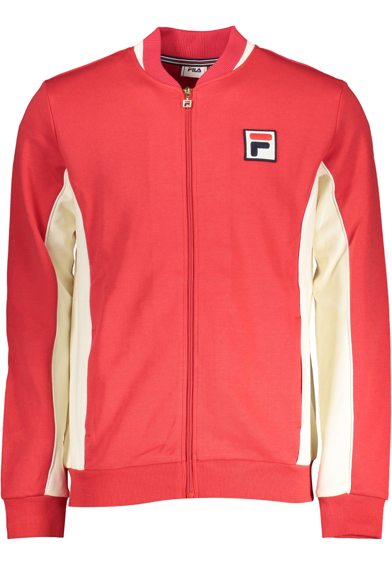 FILA FELPA CON ZIP UOMO ROSSO-0