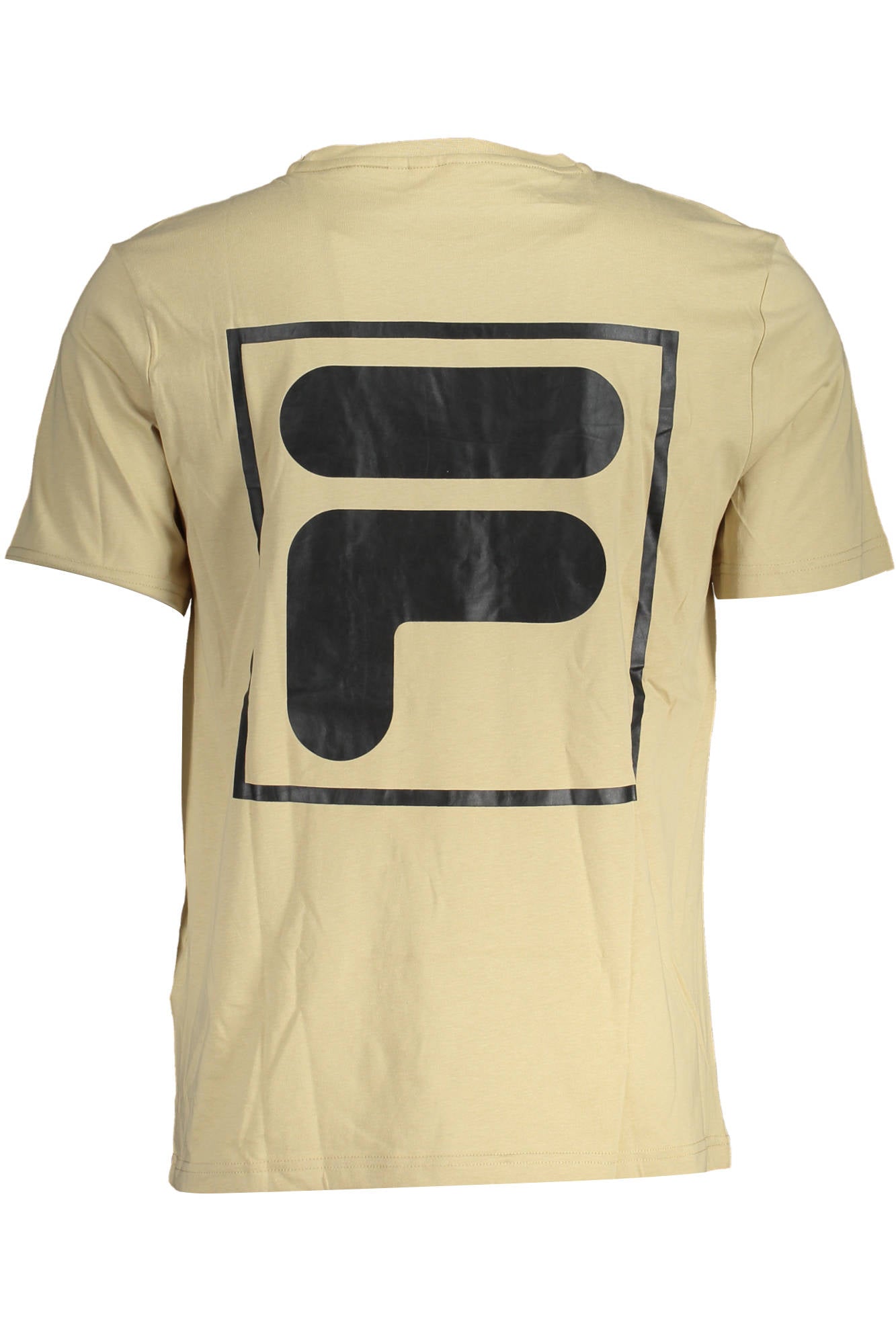 FILA T-SHIRT MANICHE CORTE UOMO BEIGE-1