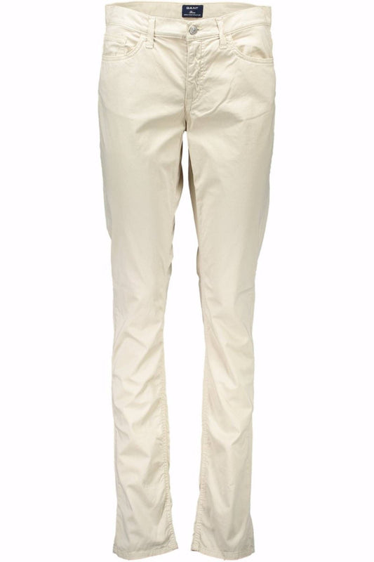 GANT PANTALONE DONNA BEIGE-0