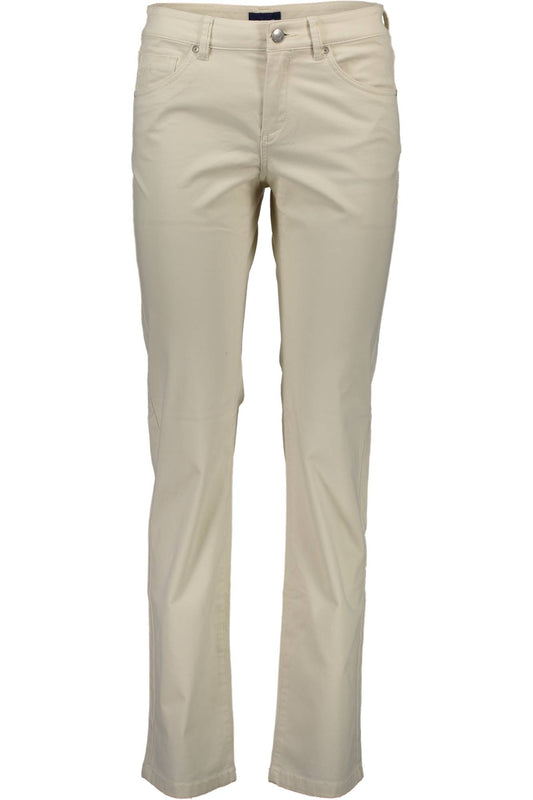 GANT PANTALONE DONNA BEIGE-0