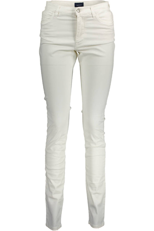 GANT PANTALONE DONNA BIANCO-0