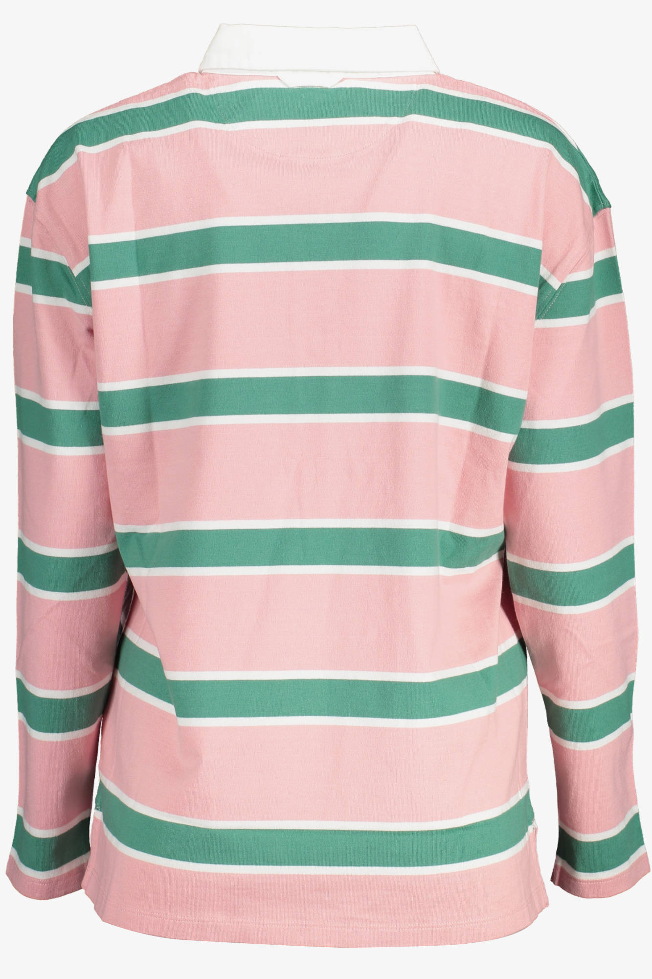 GANT POLO MANICHE LUNGHE DONNA ROSA-1