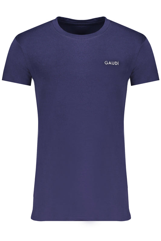 GAUDÌ T-SHIRT MANICHE CORTE UOMO BLU-0