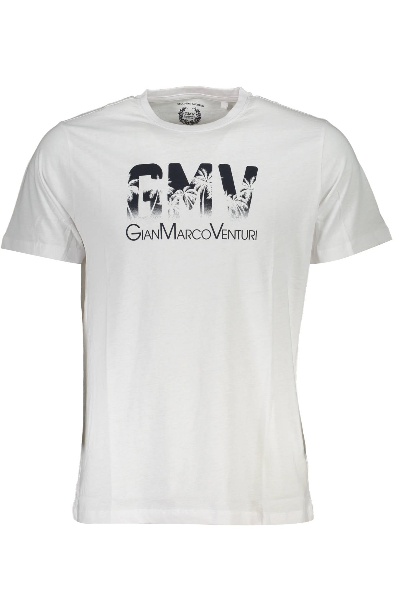 GIAN MARCO VENTURI T-SHIRT MANICHE CORTE UOMO BIANCO-0