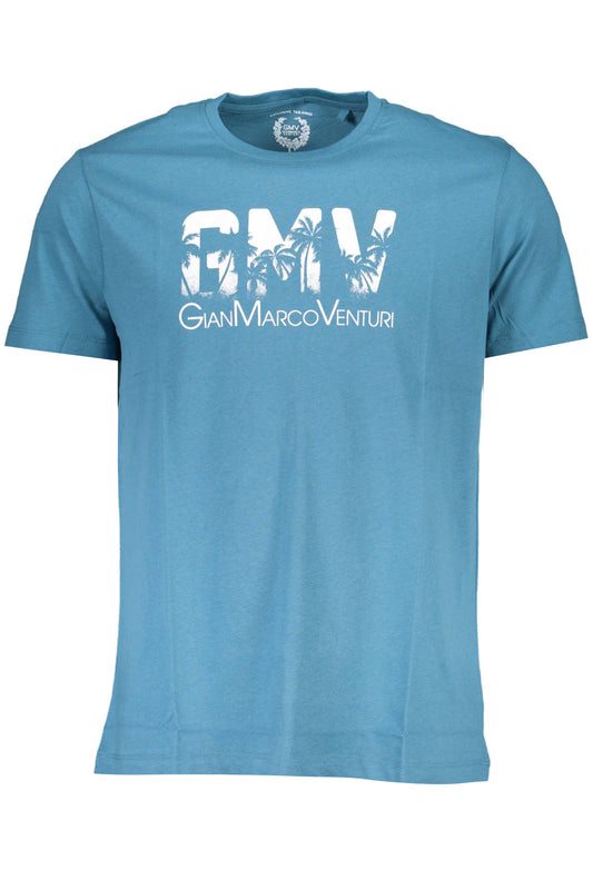 GIAN MARCO VENTURI T-SHIRT MANICHE CORTE UOMO BLU-0