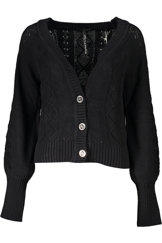 GUESS JEANS CARDIGAN DONNA NERO-0