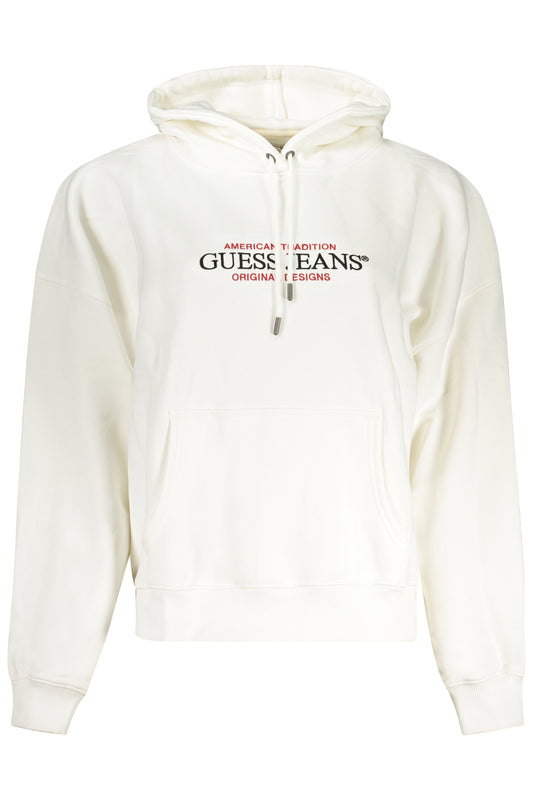 GUESS JEANS FELPA SENZA ZIP DONNA BIANCO-0