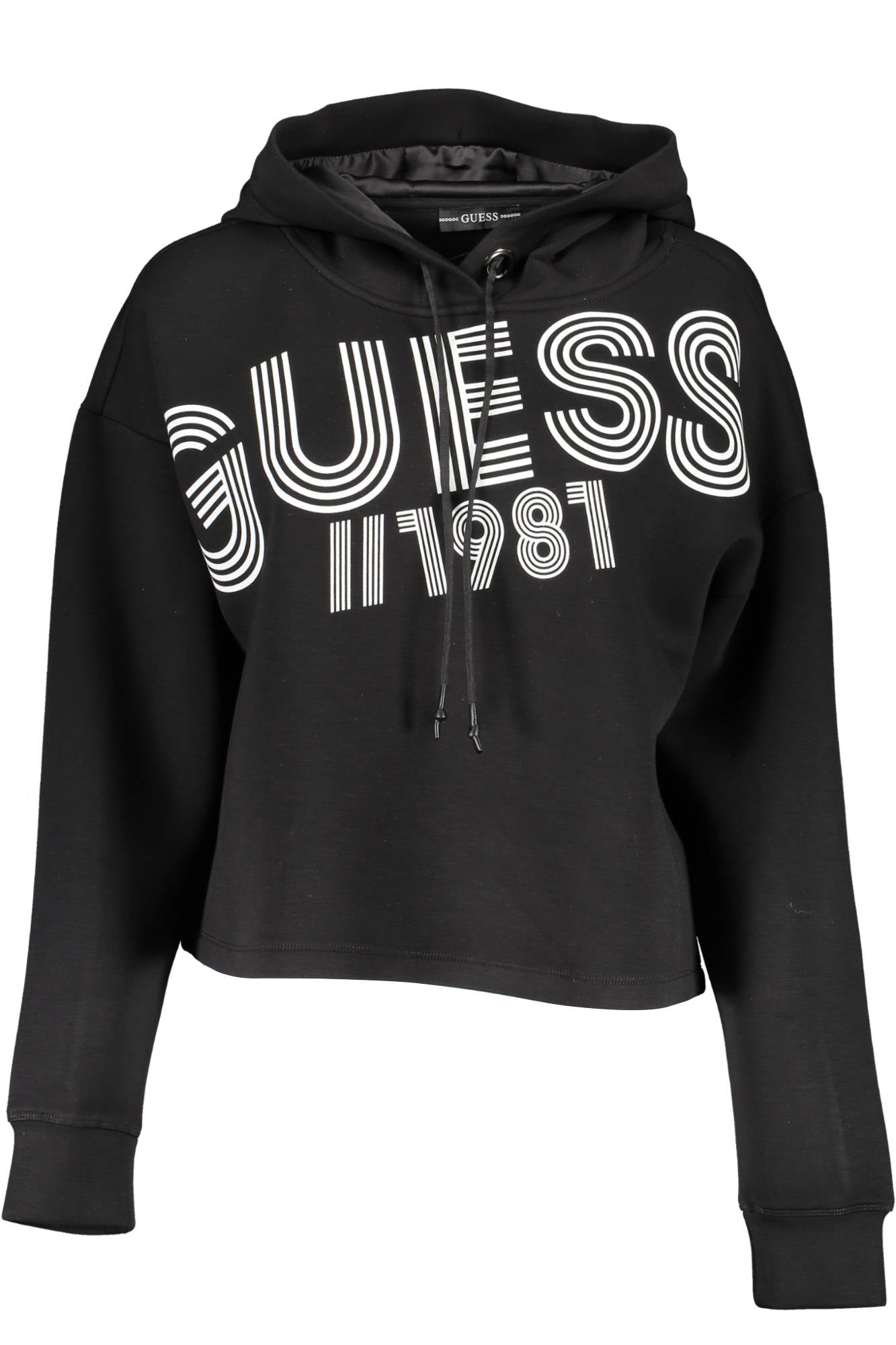 GUESS JEANS FELPA SENZA ZIP DONNA NERO-0