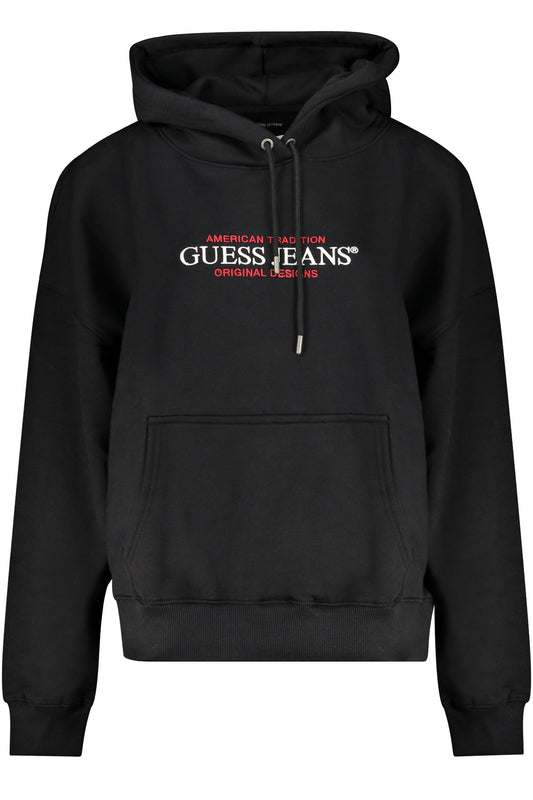 GUESS JEANS FELPA SENZA ZIP DONNA NERO-0