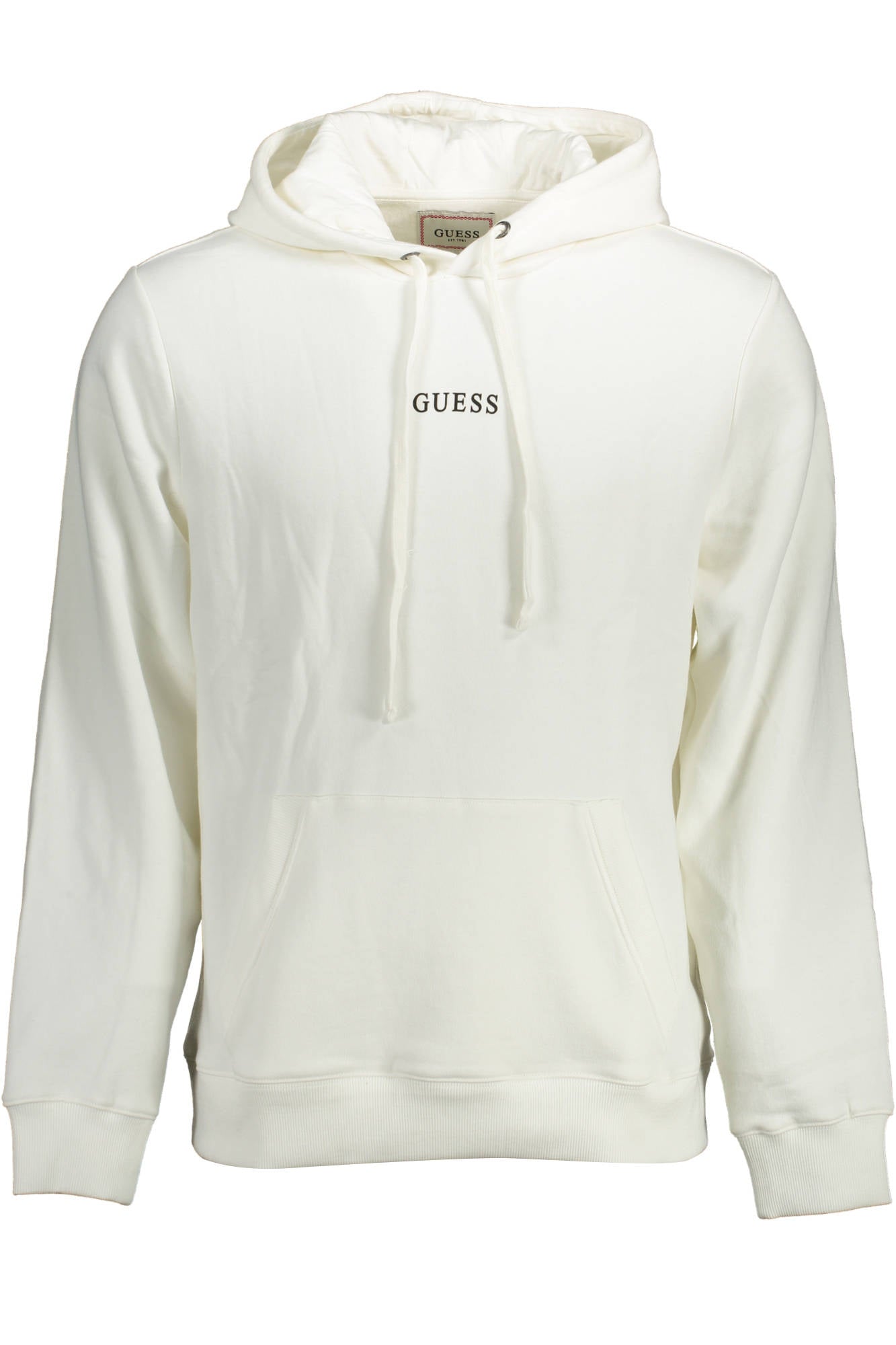 GUESS JEANS FELPA SENZA ZIP UOMO BIANCO-0