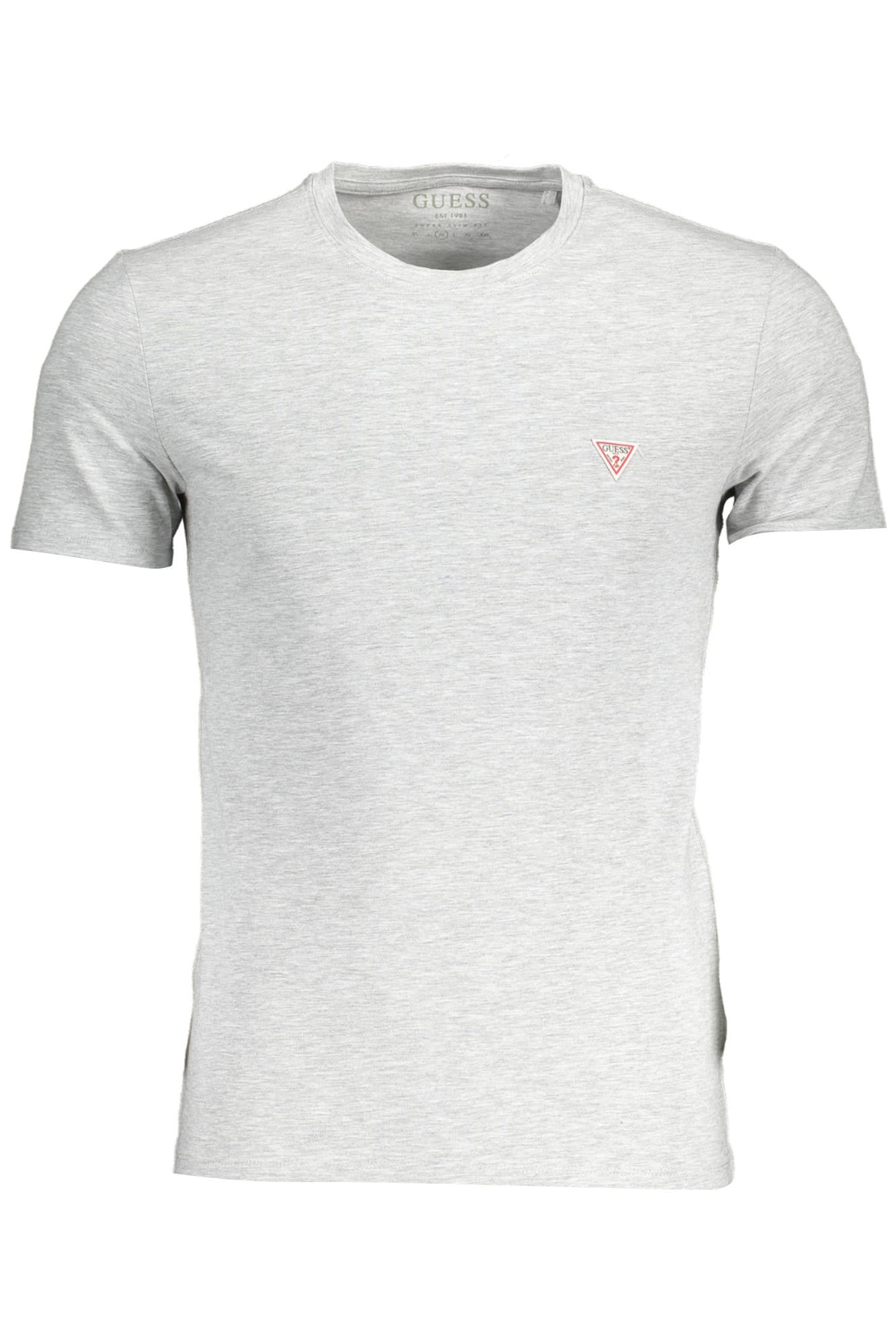 GUESS JEANS T-SHIRT MANICHE CORTE UOMO GRIGIO-0