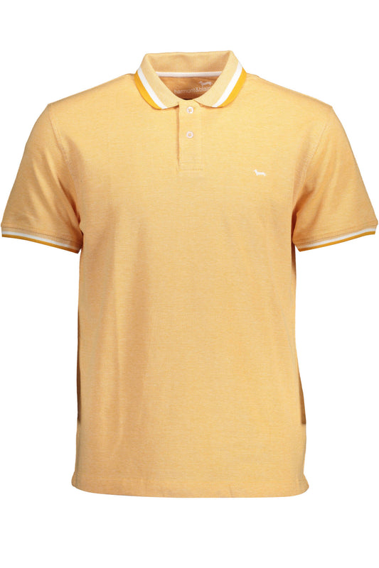 HARMONT & BLAINE POLO MANICHE CORTE UOMO ARANCIO-0