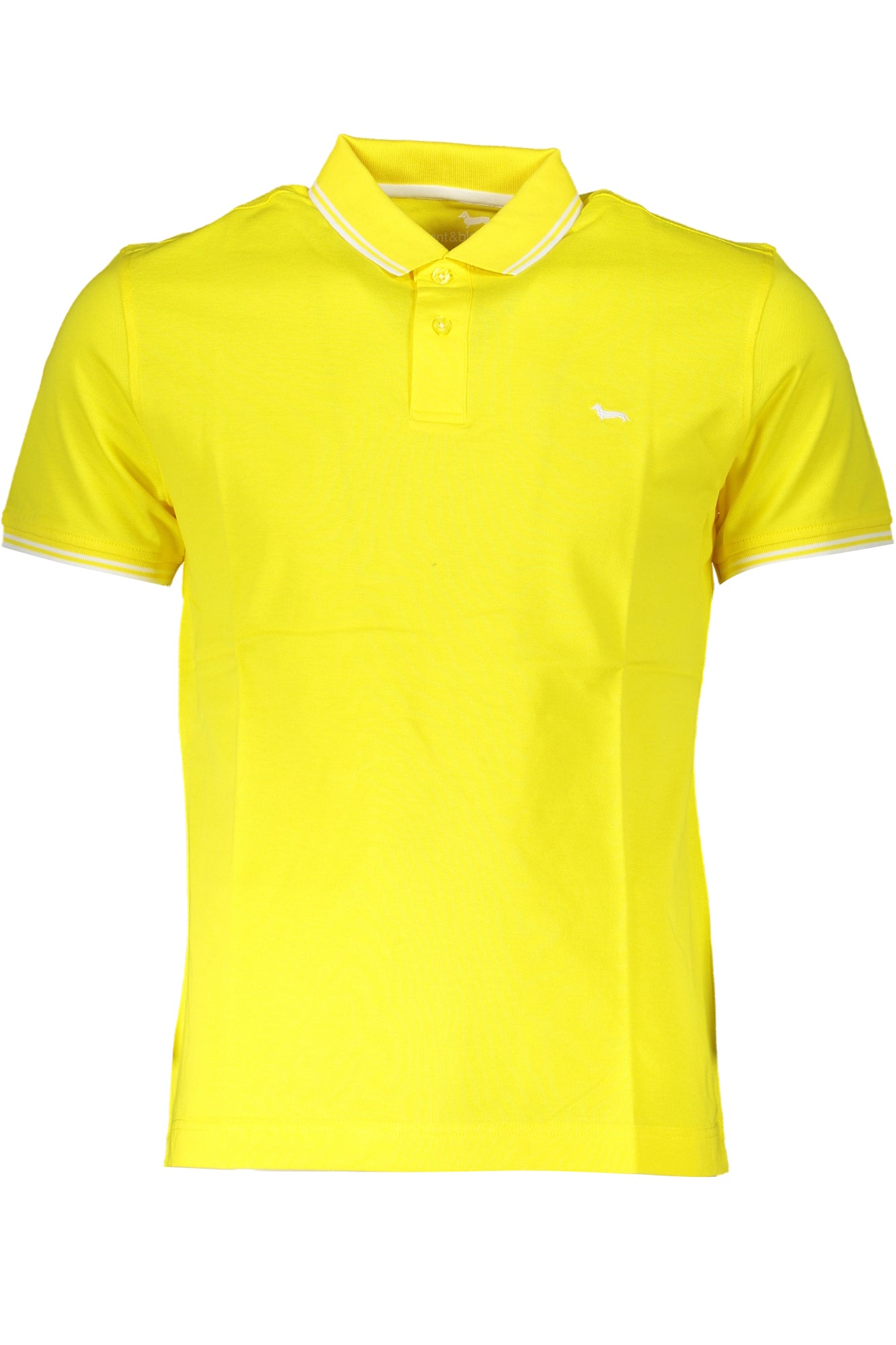 HARMONT & BLAINE POLO MANICHE CORTE UOMO GIALLO-0