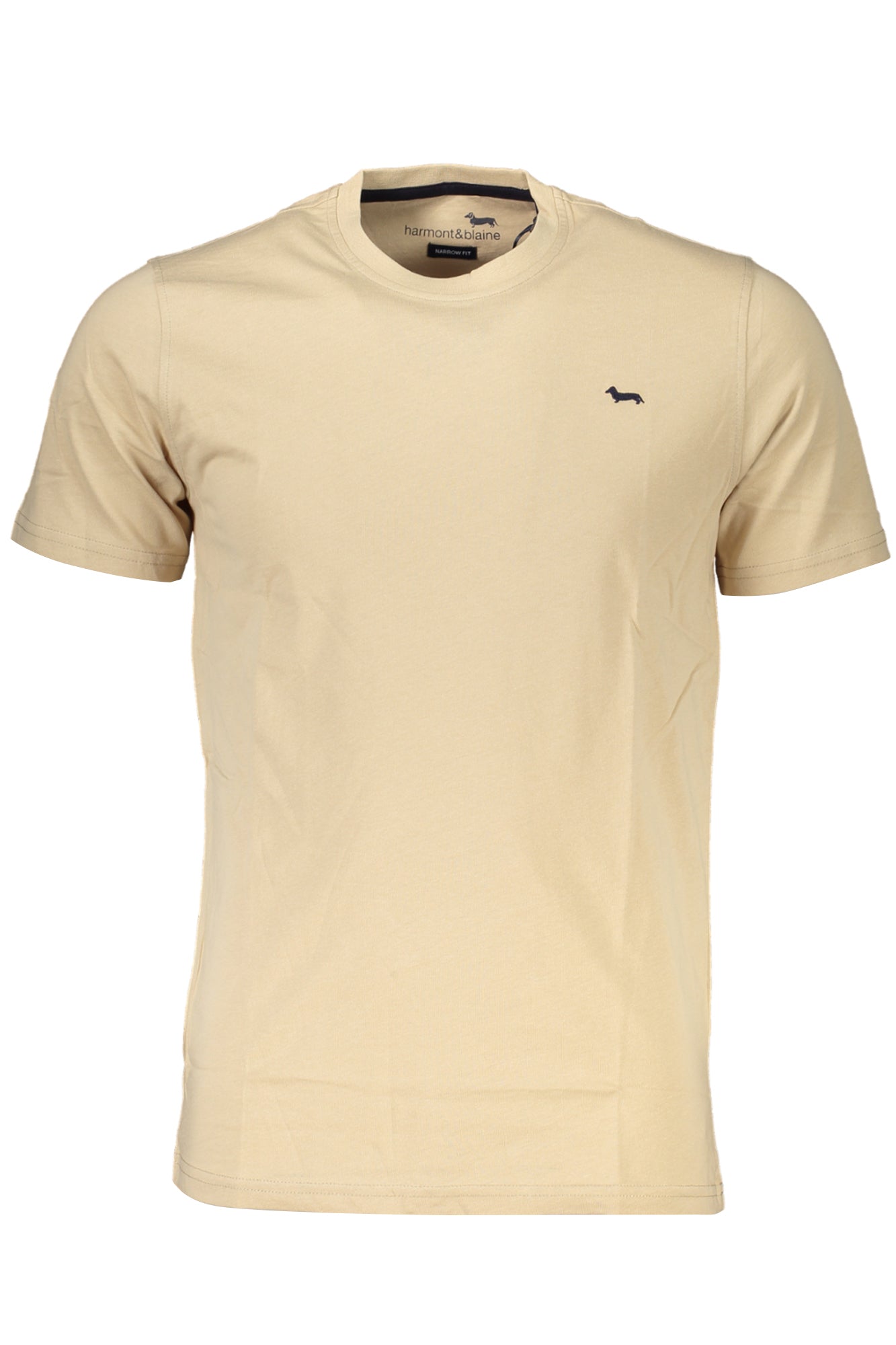 HARMONT & BLAINE T-SHIRT MANICHE CORTE UOMO BEIGE-0