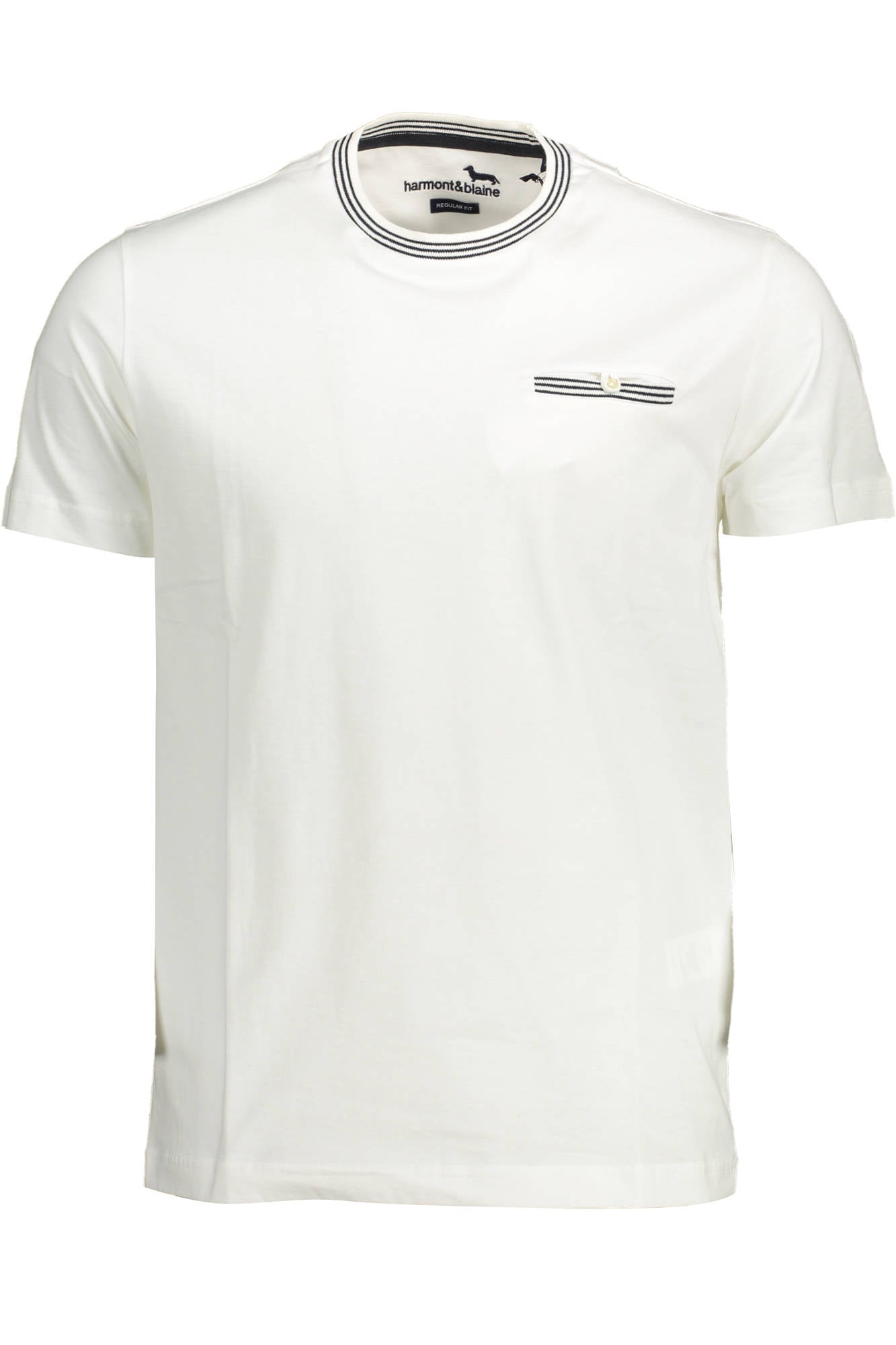 HARMONT & BLAINE T-SHIRT MANICHE CORTE UOMO BIANCO-0