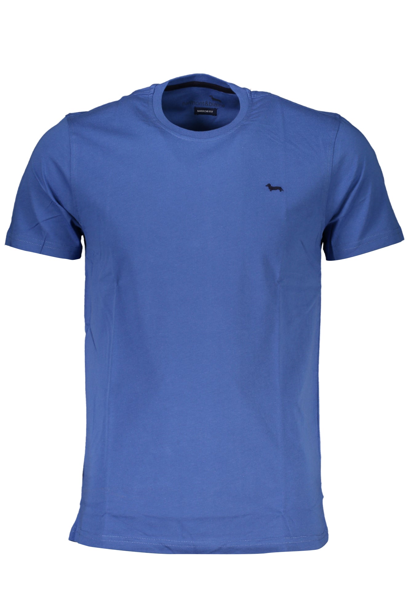 HARMONT & BLAINE T-SHIRT MANICHE CORTE UOMO BLU-0