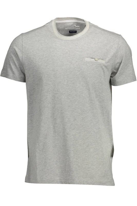 HARMONT & BLAINE T-SHIRT MANICHE CORTE UOMO GRIGIO-0