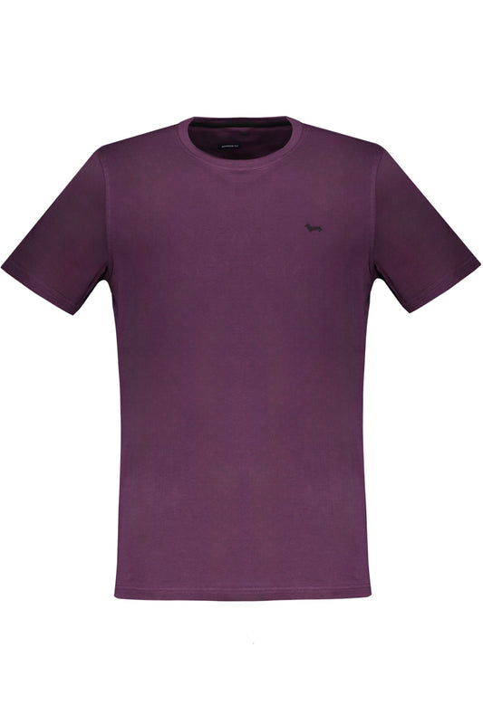 HARMONT & BLAINE T-SHIRT MANICHE CORTE UOMO VIOLA-0