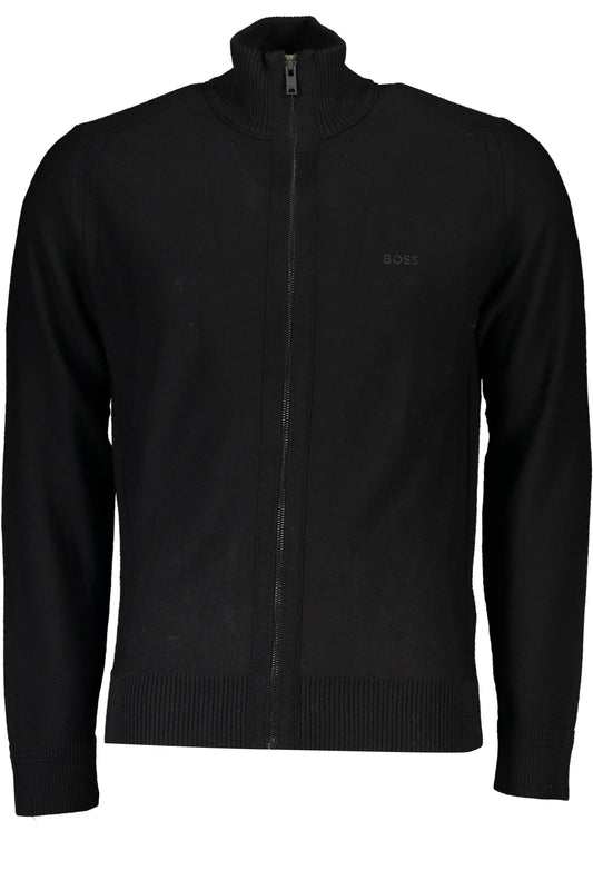 HUGO BOSS CARDIGAN UOMO NERO-0