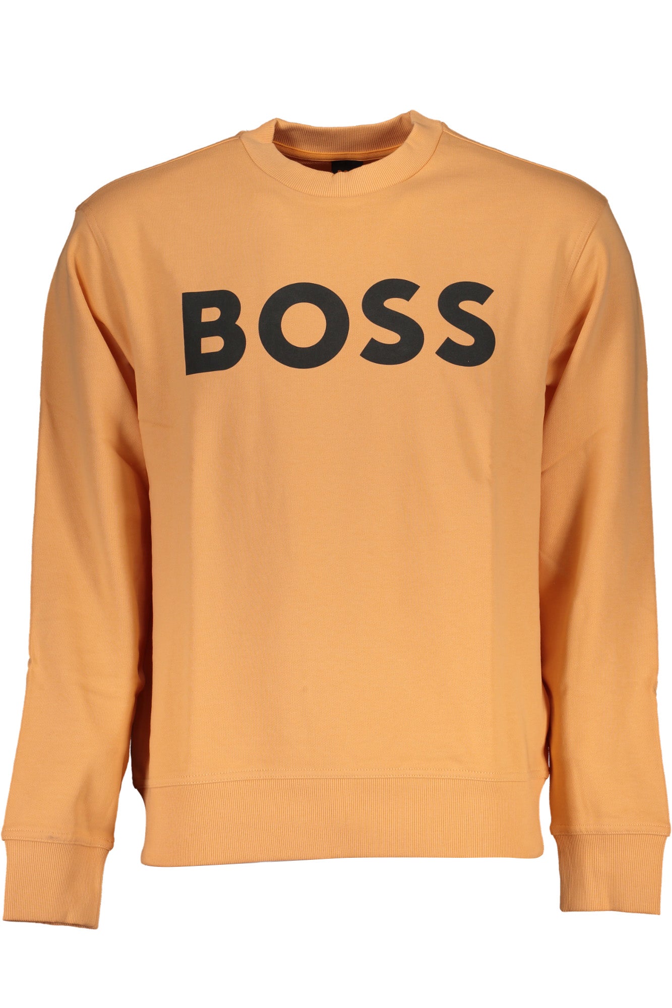 HUGO BOSS FELPA SENZA ZIP UOMO ARANCIO-0