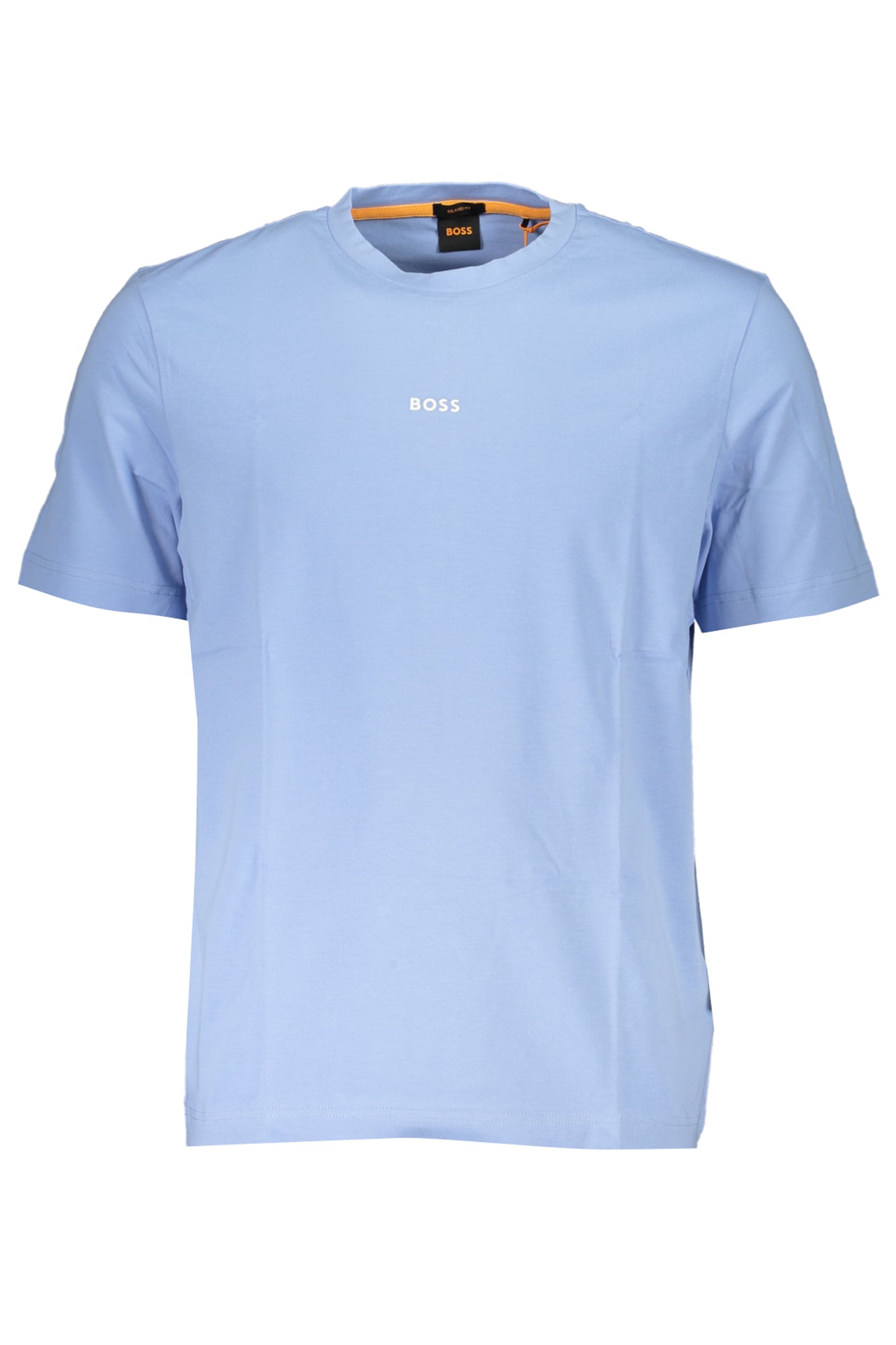 HUGO BOSS T-SHIRT MANICHE CORTE UOMO AZZURRO-0