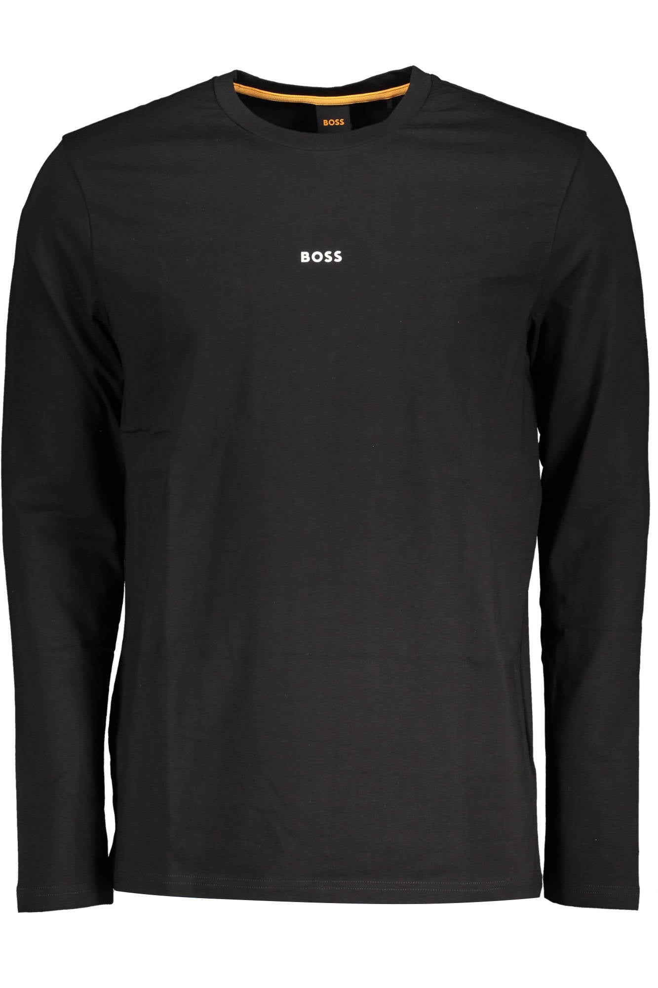 HUGO BOSS T-SHIRT MANICHE LUNGHE UOMO NERO-0