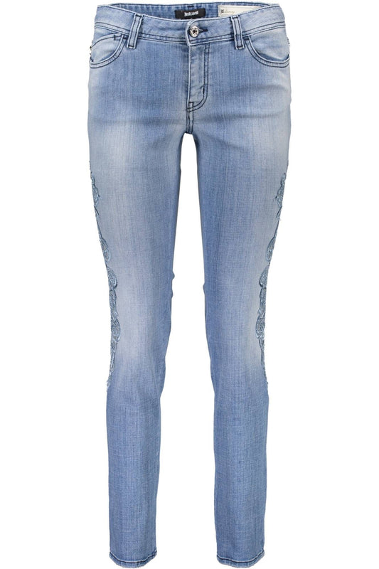 JUST CAVALLI JEANS DENIM DONNA AZZURRO-0