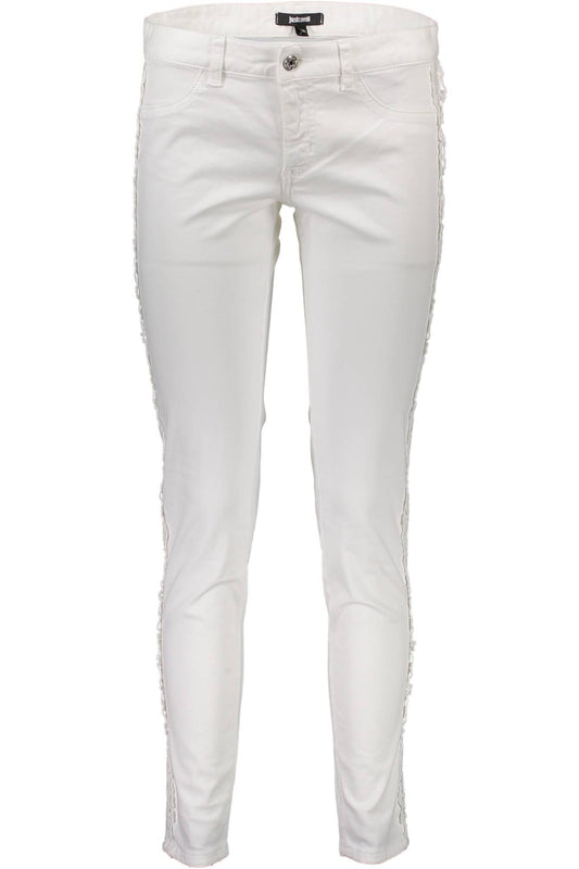 JUST CAVALLI PANTALONE DONNA BIANCO-0