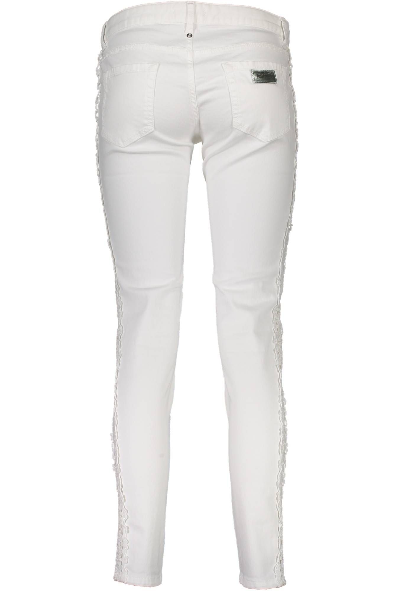 JUST CAVALLI PANTALONE DONNA BIANCO-1