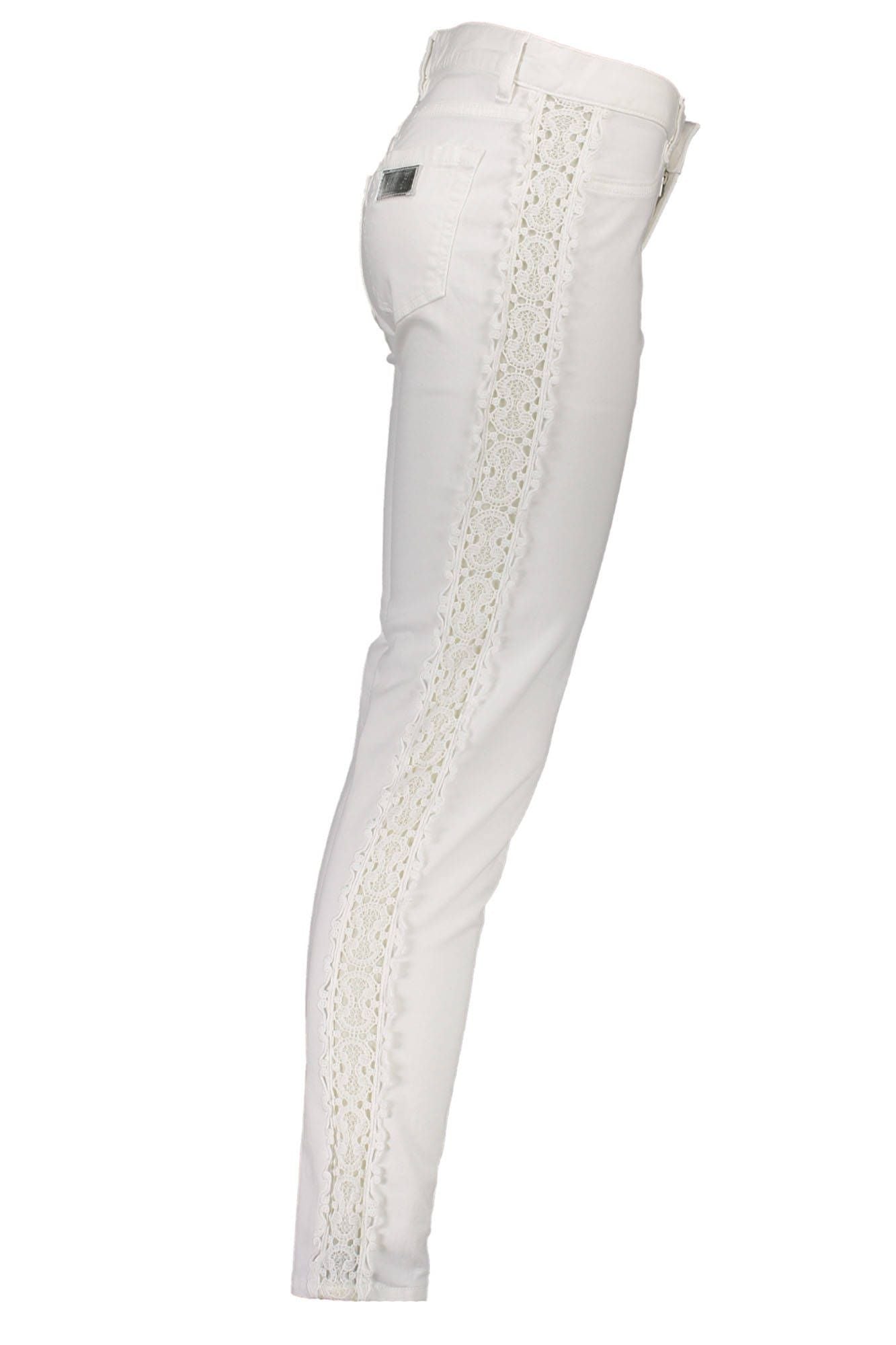 JUST CAVALLI PANTALONE DONNA BIANCO-2