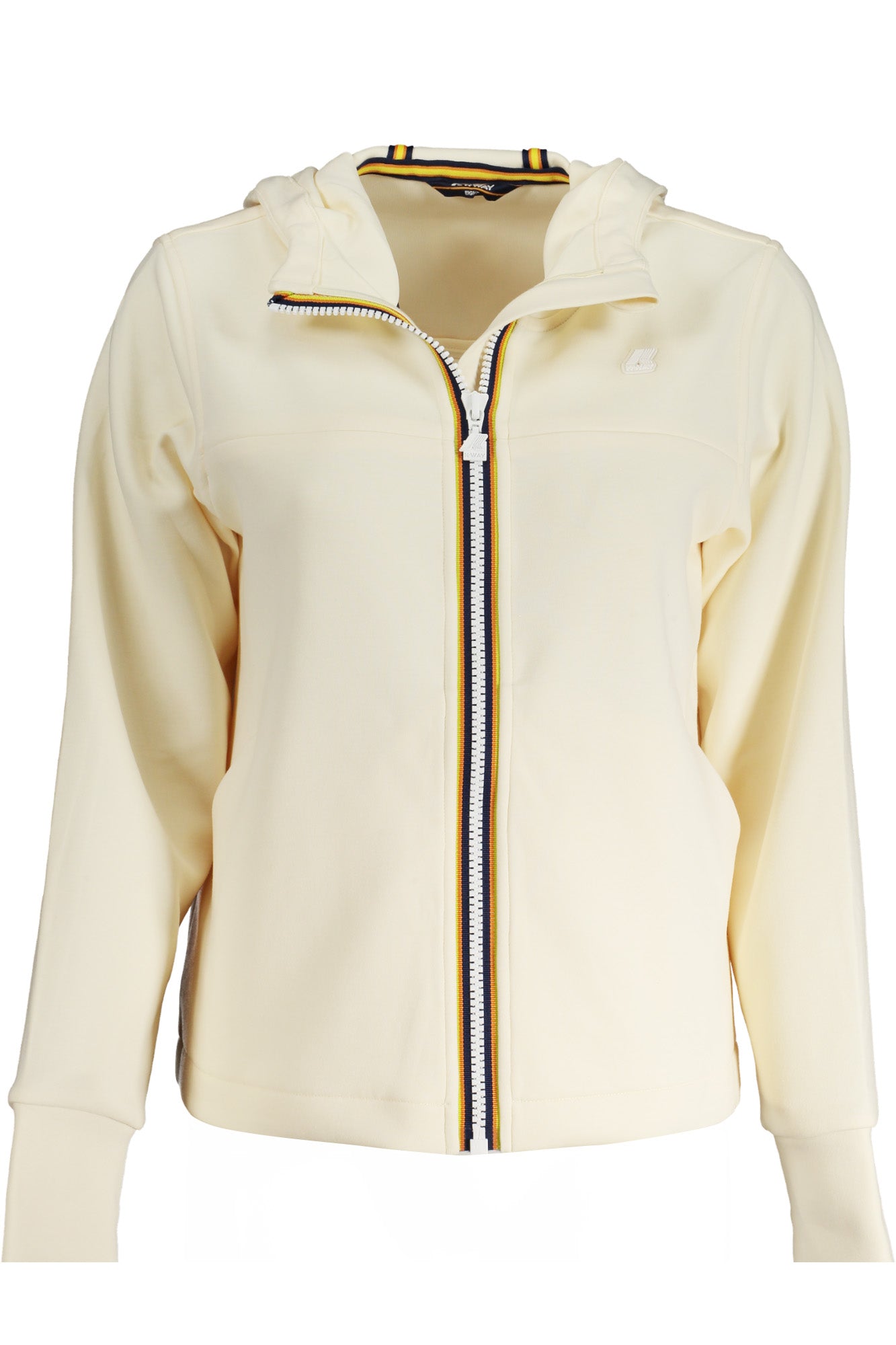 K-WAY FELPA CON ZIP DONNA BEIGE-0