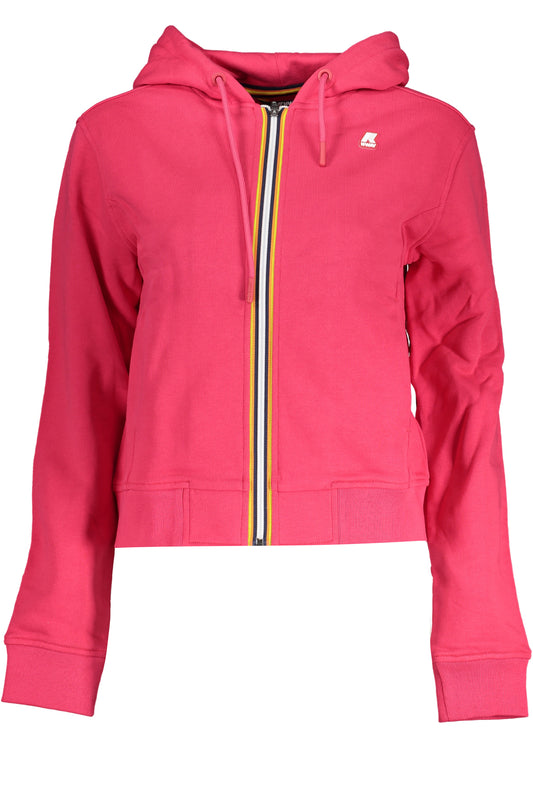 K-WAY FELPA CON ZIP DONNA ROSA-0