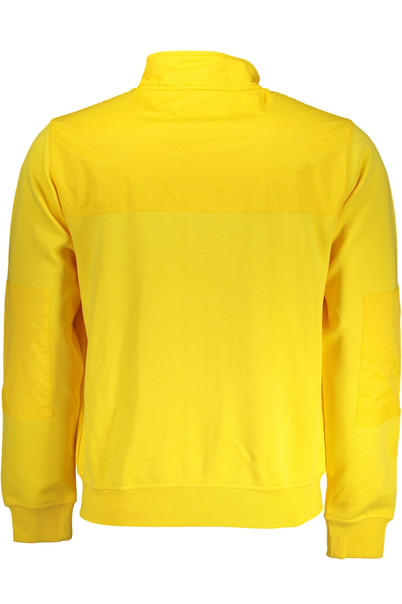 K-WAY FELPA CON ZIP UOMO GIALLO-1