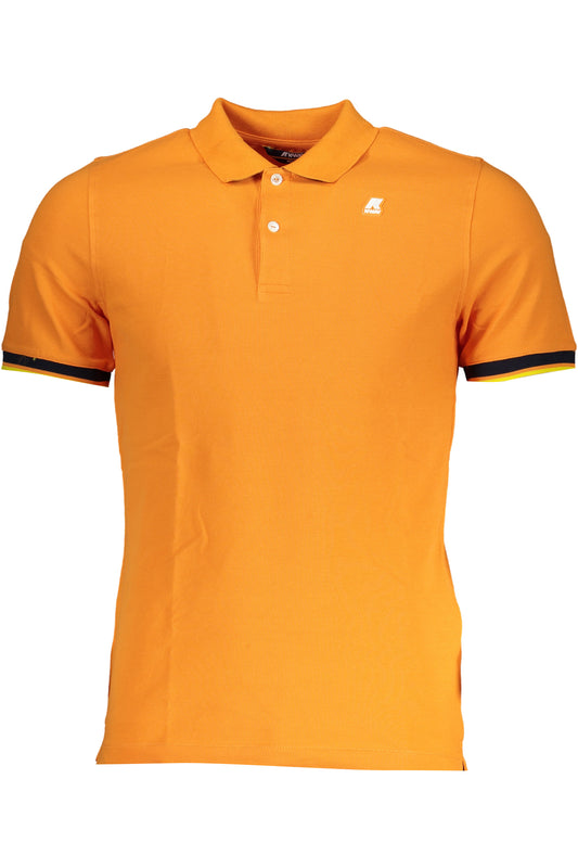 K-WAY POLO MANICHE CORTE UOMO ARANCIO-0