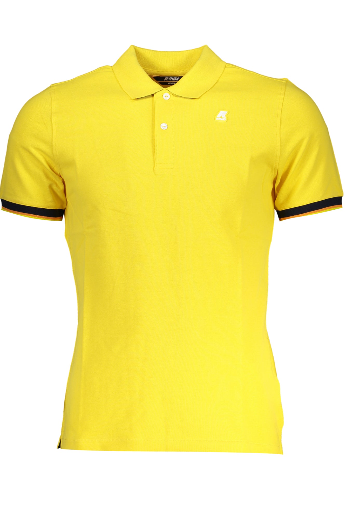 K-WAY POLO MANICHE CORTE UOMO GIALLO-0