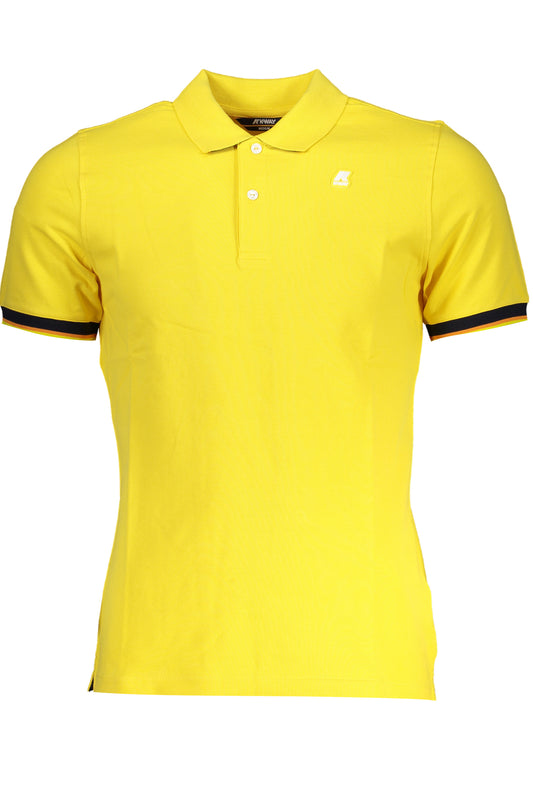 K-WAY POLO MANICHE CORTE UOMO GIALLO-0