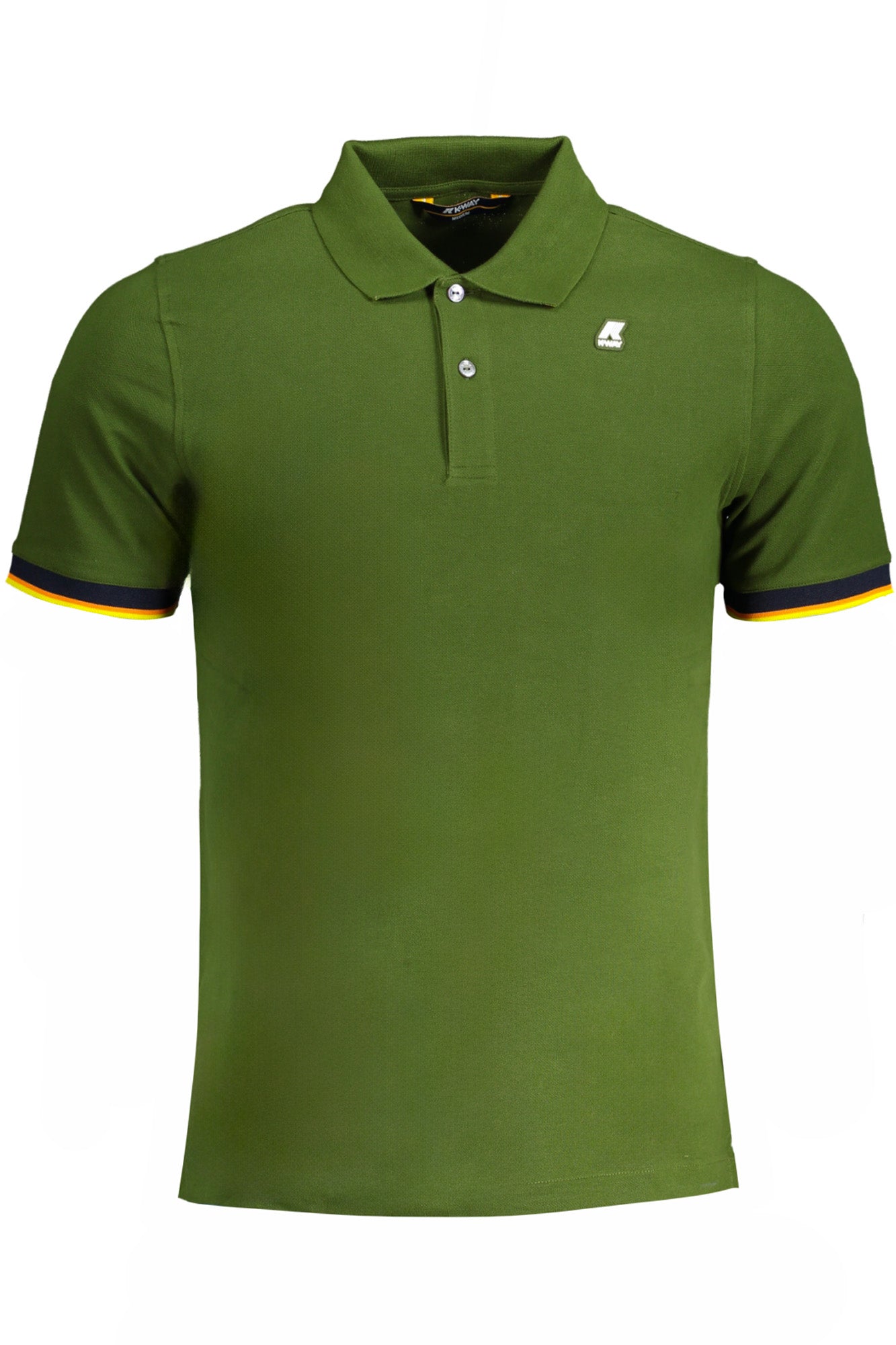 K-WAY POLO MANICHE CORTE UOMO VERDE-0