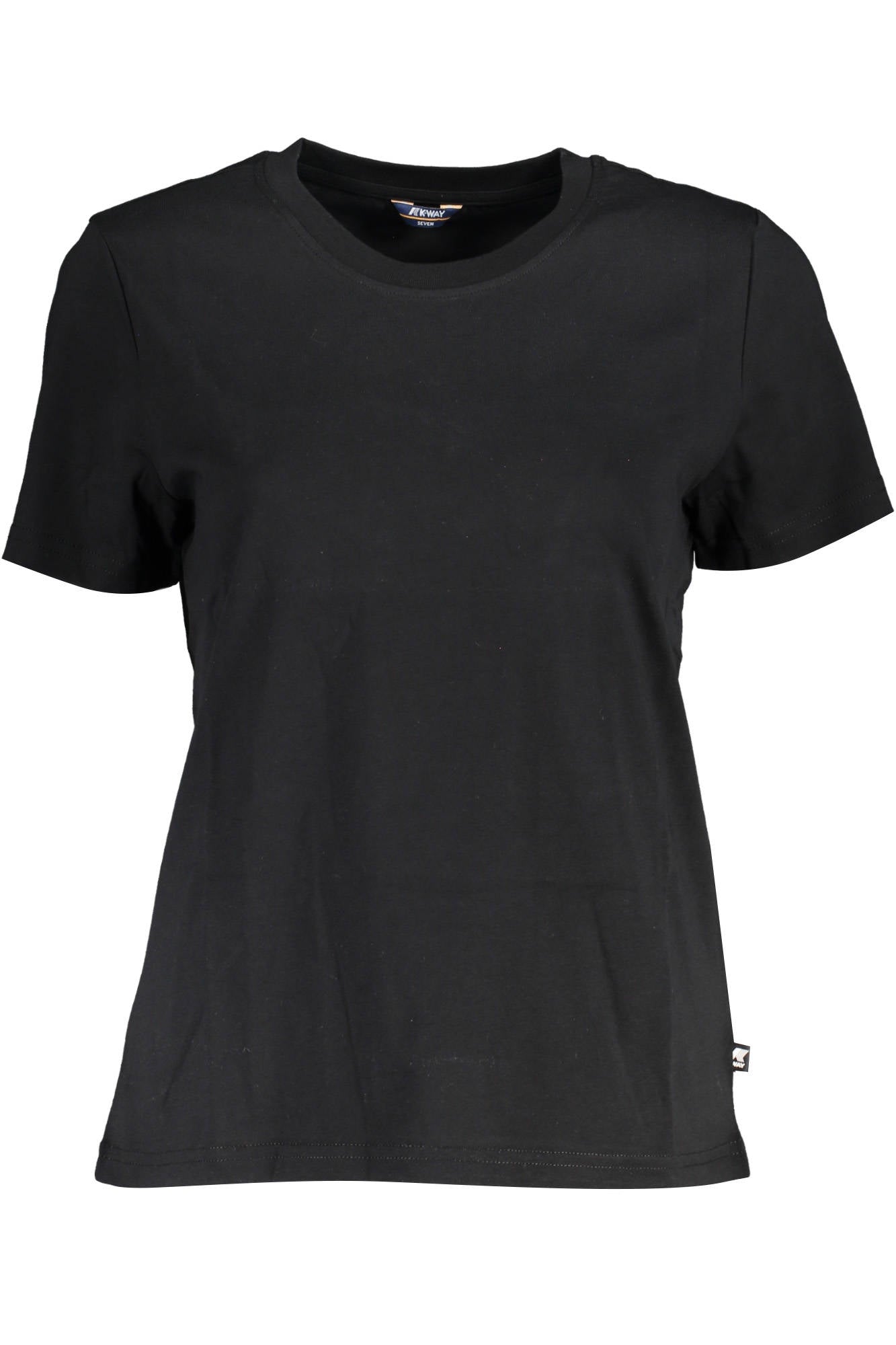 K-WAY T-SHIRT MANICHE CORTE DONNA NERO-0